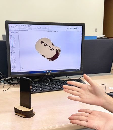 設計部のインターンの様子